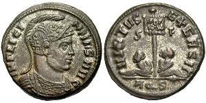 1 Follis /  AE3 羅馬帝國 青铜 Licinius I (265-324)