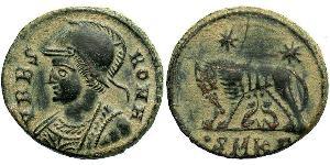 1 Follis /  AE3 羅馬帝國 青铜 君士坦丁大帝