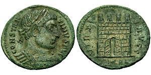 1 Follis /  AE3 羅馬帝國 青铜 君士坦丁大帝