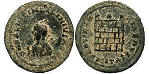 1 Follis /  AE3 羅馬帝國 青铜 Licinius II (315-326)