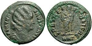 1 Follis /  AE3 羅馬帝國 青铜 Fausta (289-326)