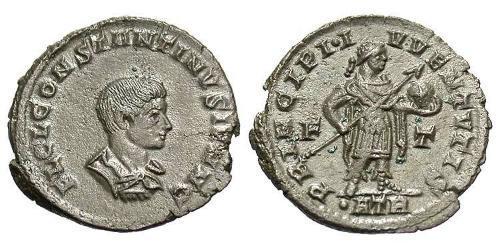 1 Follis /  AE3 羅馬帝國 青铜 君士坦提烏斯二世