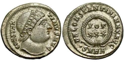 1 Follis /  AE3 羅馬帝國 青铜 君士坦丁大帝