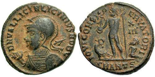 1 Follis /  AE3 羅馬帝國 青铜 Licinius II (315-326)