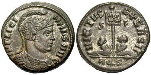 1 Follis /  AE3 羅馬帝國 青铜 Licinius I (265-324)