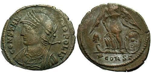 1 Follis /  AE3 羅馬帝國 青铜 君士坦丁大帝