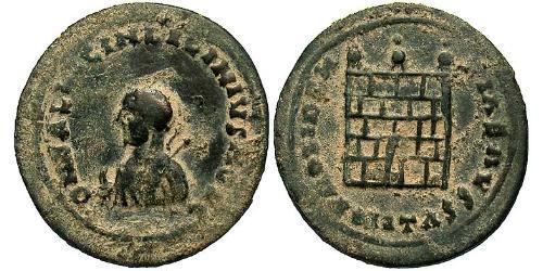 1 Follis /  AE3 羅馬帝國 青铜 Licinius II (315-326)