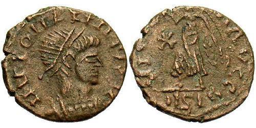 1 Follis /  AE4 Imperio romano (27BC-395) Bronce Constante I (320-350)