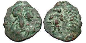 1 Follis /  AE4 Imperio romano de Occidente (285-476) Bronce Valentiniano III (419-455)