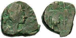 1 Follis /  AE4 Imperio romano de Occidente (285-476) Bronce Valentiniano III (419-455)