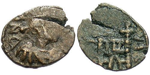 1 Follis /  AE4 Imperio romano de Occidente (285-476) Bronce Valentiniano III (419-455)