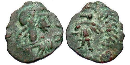 1 Follis /  AE4 Imperio romano de Occidente (285-476) Bronce Valentiniano III (419-455)