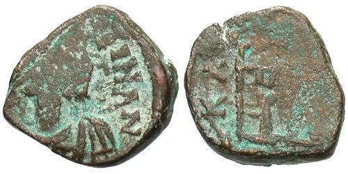 1 Follis /  AE4 Imperio romano de Occidente (285-476) Bronce Valentiniano III (419-455)