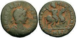 1 Follis /  AE4 Byzantinisches Reich (330-1453) Bronze Arcadius (377-408)
