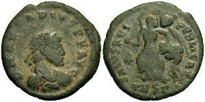 1 Follis /  AE4 Empire byzantin (330-1453) Bronze Arcadius (377-408)