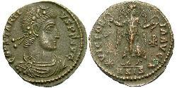 1 Follis /  AE4 Empire romain (27BC-395) Bronze Constance II (317 - 361)