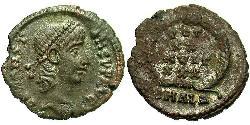 1 Follis /  AE4 Empire romain (27BC-395) Bronze Constant I (320-350)