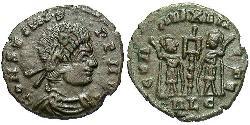 1 Follis /  AE4 Empire romain (27BC-395) Bronze Constant I (320-350)