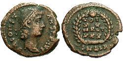 1 Follis /  AE4 Empire romain (27BC-395) Bronze Constant I (320-350)
