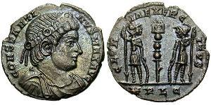 1 Follis /  AE4 Empire romain (27BC-395) Bronze Constantin I (272 - 337)