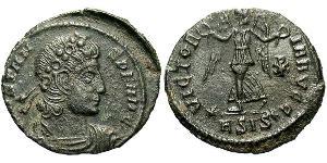 1 Follis /  AE4 Empire romain (27BC-395) Bronze Constant I (320-350)