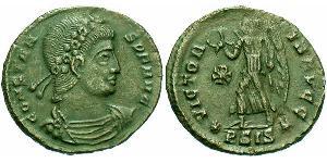 1 Follis /  AE4 Empire romain (27BC-395) Bronze Constant I (320-350)