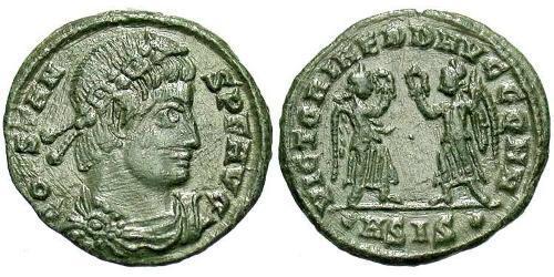 1 Follis /  AE4 Empire romain (27BC-395) Bronze Constant I (320-350)