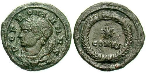 1 Follis /  AE4 Empire romain (27BC-395) Bronze Constantin I (272 - 337)