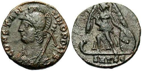 1 Follis /  AE4 Empire romain (27BC-395) Bronze Constantin I (272 - 337)