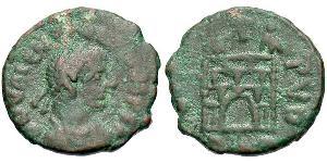 1 Follis /  AE4 Empire romain d