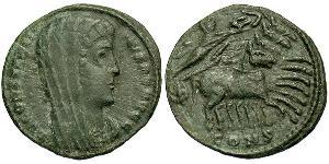 1 Follis /  AE4 Roman Empire (27BC-395) Bronze Constantine I (272 - 337)