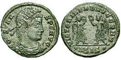 1 Follis /  AE4 Römische Kaiserzeit (27BC-395) Bronze Constans I (320-350)