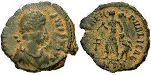 1 Follis /  AE4 Römische Kaiserzeit (27BC-395) Bronze Theodosius I (347-395)