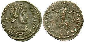 1 Follis /  AE4 Römische Kaiserzeit (27BC-395) Bronze Constantius II(317 - 361)
