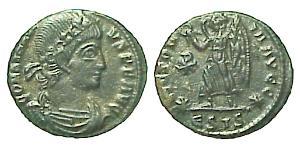 1 Follis /  AE4 Römische Kaiserzeit (27BC-395) Bronze Constantius II(317 - 361)