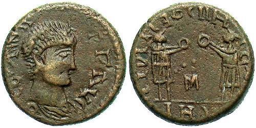 1 Follis /  AE4 Römische Kaiserzeit (27BC-395) Bronze Constans I (320-350)