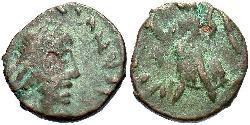 1 Follis /  AE4 Western Roman Empire (285-476) Bronze Valentinian III (419-455)