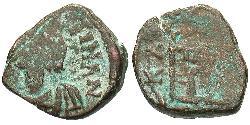 1 Follis /  AE4 Western Roman Empire (285-476) Bronze Valentinian III (419-455)