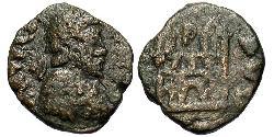 1 Follis /  AE4 Western Roman Empire (285-476) Bronze Valentinian III (419-455)