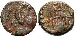 1 Follis /  AE4 Western Roman Empire (285-476) Bronze Valentinian III (419-455)