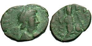 1 Follis /  AE4 Western Roman Empire (285-476) Bronze Valentinian III (419-455)