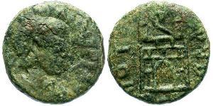 1 Follis /  AE4 Western Roman Empire (285-476) Bronze Valentinian III (419-455)