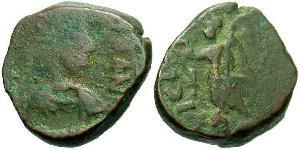 1 Follis /  AE4 Weströmisches Reich (285-476) Bronze Valentinian III (419-455)