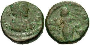 1 Follis /  AE4 Weströmisches Reich (285-476) Bronze Valentinian III (419-455)