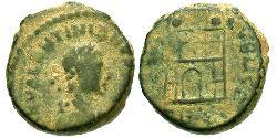1 Follis /  AE4 Impero romano (27BC-395) Bronzo Valentiniano II (371-392)