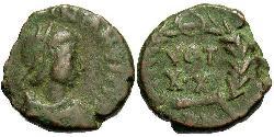 1 Follis /  AE4 Western Roman Empire (285-476) 青铜 瓦伦丁尼安三世