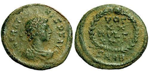 1 Follis /  AE4 Western Roman Empire (285-476) 青铜 格拉提安