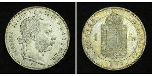 1 Forint Autriche-Hongrie (1867-1918) Argent Franz Joseph I (1830 - 1916)