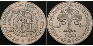 1 Forint Ungarn Silber 