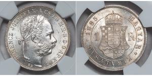 1 Forint Austria-Hungary (1867-1918) Silver Franz Joseph I (1830 - 1916)